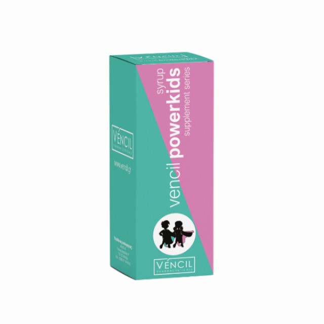 Vencil Powerkids Syrup Συμπλήρωμα Διατροφής για Παιδιά σε Σιρόπι, 2...