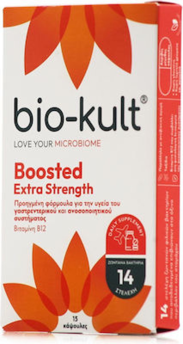 Bio-Kult Boosted Extra Strength Προβιοτικά 15 κάψουλες, 1 τεμάχιο
