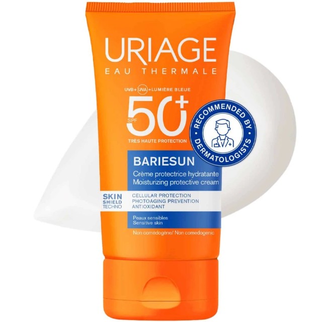 Uriage Bariesun Moisturizing Spf50+ Protective Cream Αντηλιακή Κρέμ...