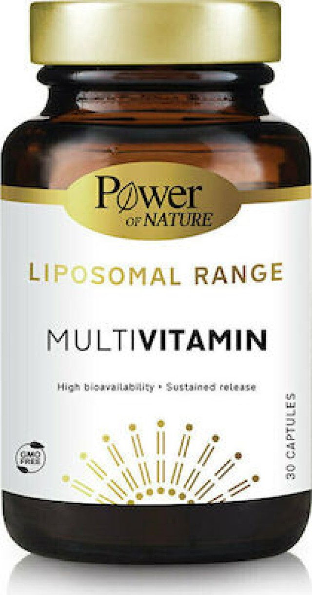 Power Of Nature Liposomal Range Multivitamin Sustained Release, 30 Κάψουλες