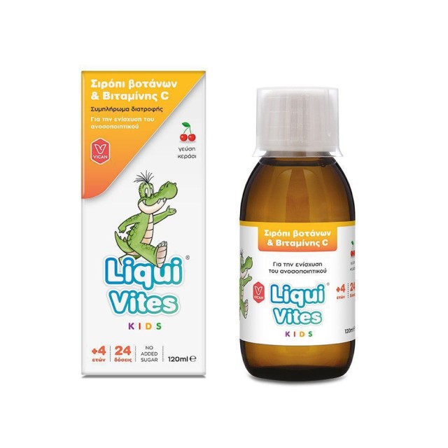 Vican Liqui Vites Kids Παιδικό Σιρόπι Βοτάνων & Βιταμίνης C, 120ml