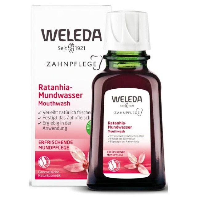 Weleda Rathania Mouthwash Στοματικό Διάλυμα Ρατάνιας, 50ml