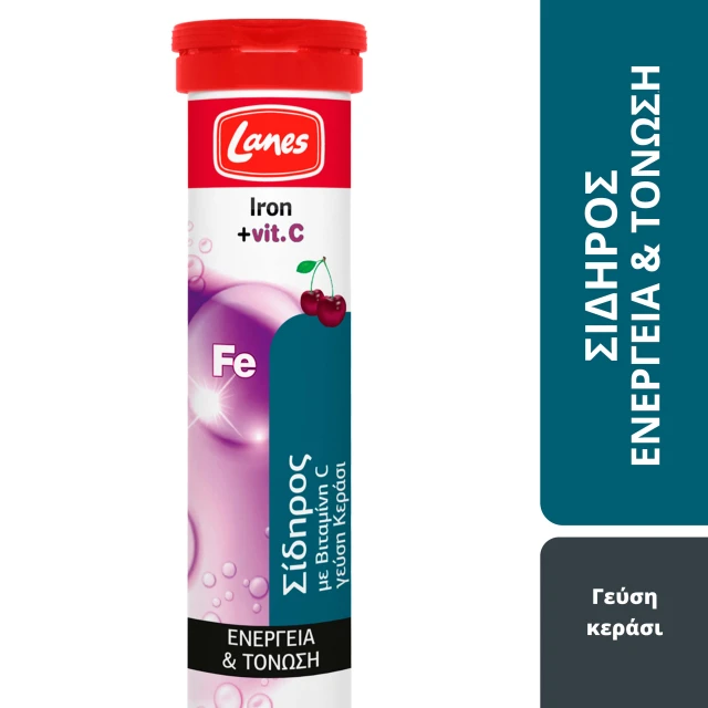 Lanes Iron + Vit C Iron Vitamin C, 20 Effervescent Tablets