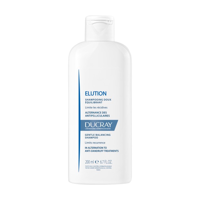 Ducray Elution Dermo-Protective Shampoo Απαλό Σαμπουάν κατά της Πιτυρίδας, 200 ml