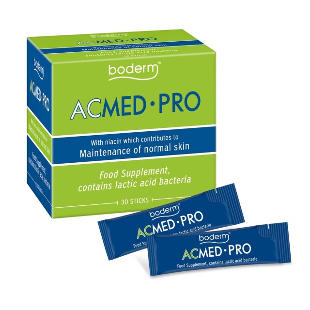 Boderm Acmed Pro Συμπλήρωμα Διατροφής για την Υγεία του Δέρματος, 30sticks