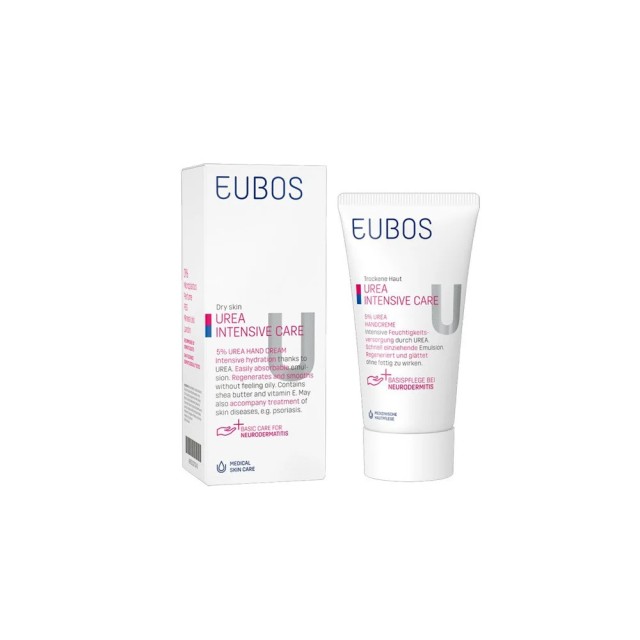 Eubos Urea 5% Hand Cream Ενυδατική Κρέμα Χεριών,75ml