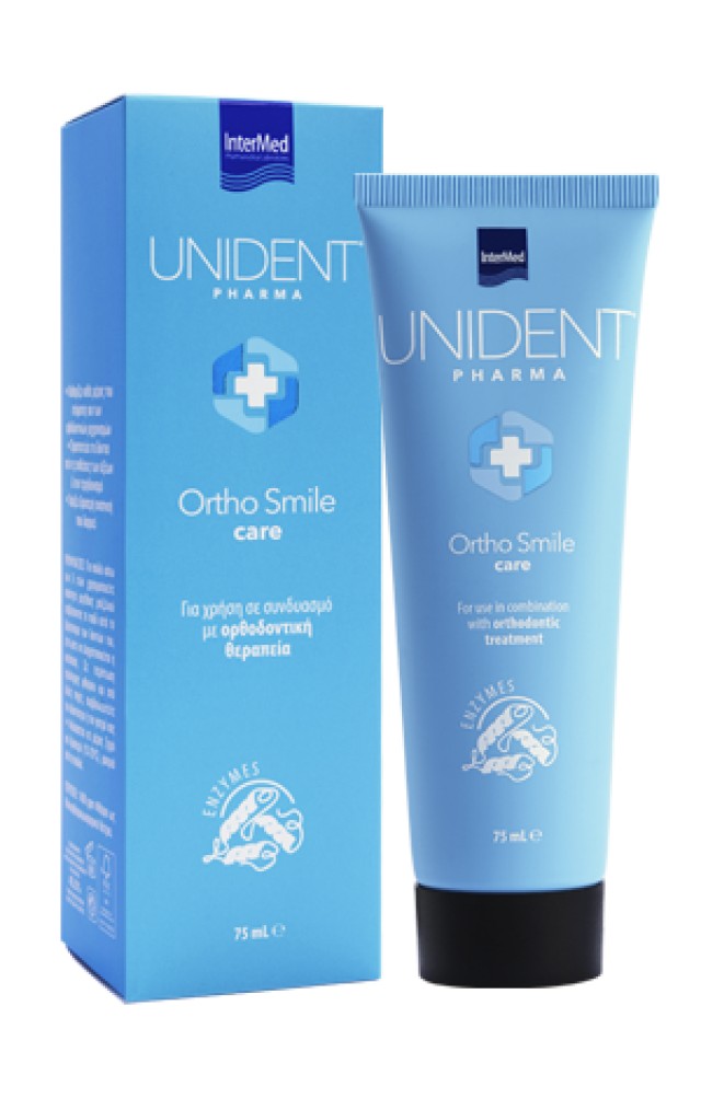 Unident Pharma Ortho Smile Care Για Χρήση σε Συνδυασμό με Ορθοδοντική Θεραπεία, 75ml