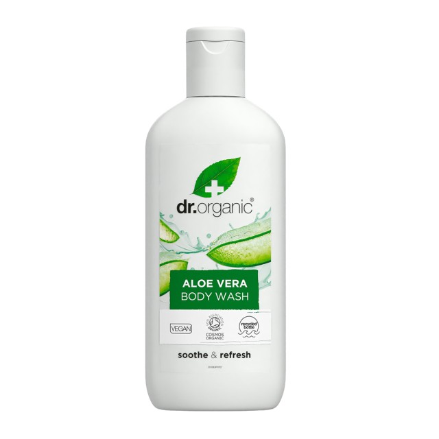 Dr.Organic Aloe Vera Αφρόλουτρο με Βιολογική Αλόη Βέρα, 250ml