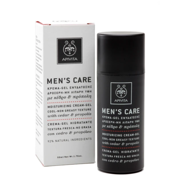 Apivita Mens Care Cream-Gel with Cedarwood & Propolis, 50ml