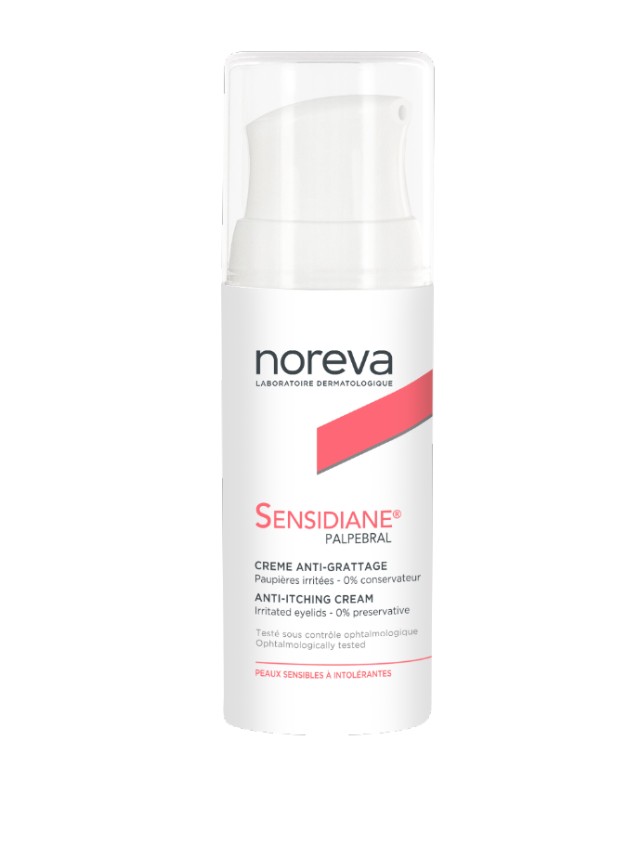 Noreva Sensidiane Palpebral Anti-Itching Soothing Cream Ενυδατική Κρέμα για τα Ερεθισμένα Βλέφαρα, 20ml