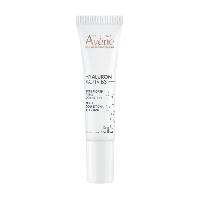 Avene Hyaluron Activ B3 Κρέμα Ματιών Τριπλής Δράσης για Σακούλες & Μαύρους Κύκλους, 15ml