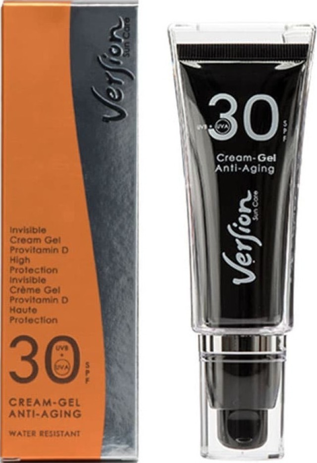 Version Sun Care Cream Gel SPF30 Αντηλιακή Κρέμα Προσώπου, 50ml