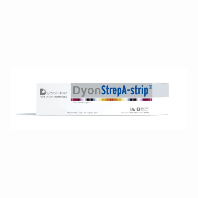 DyonMed Strep A Test Αυτοδιαγνωστικό Τεστ Στρεπτόκοκκου, 1τμχ