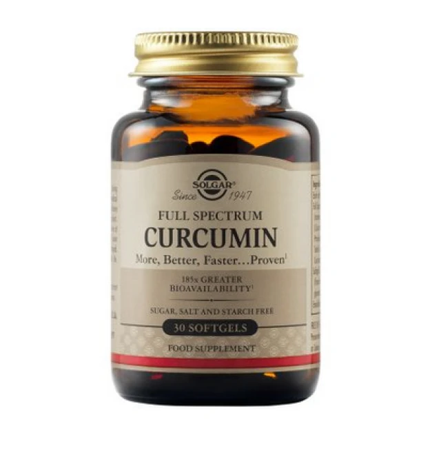 Solgar Full Spectrum Curcumin Curcumin Dietary Supplement, 30...