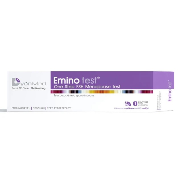 Dyonmed Emino Test One-Step FSH Menopause Test Tεστ Aυτοελέγχου Εμμ...
