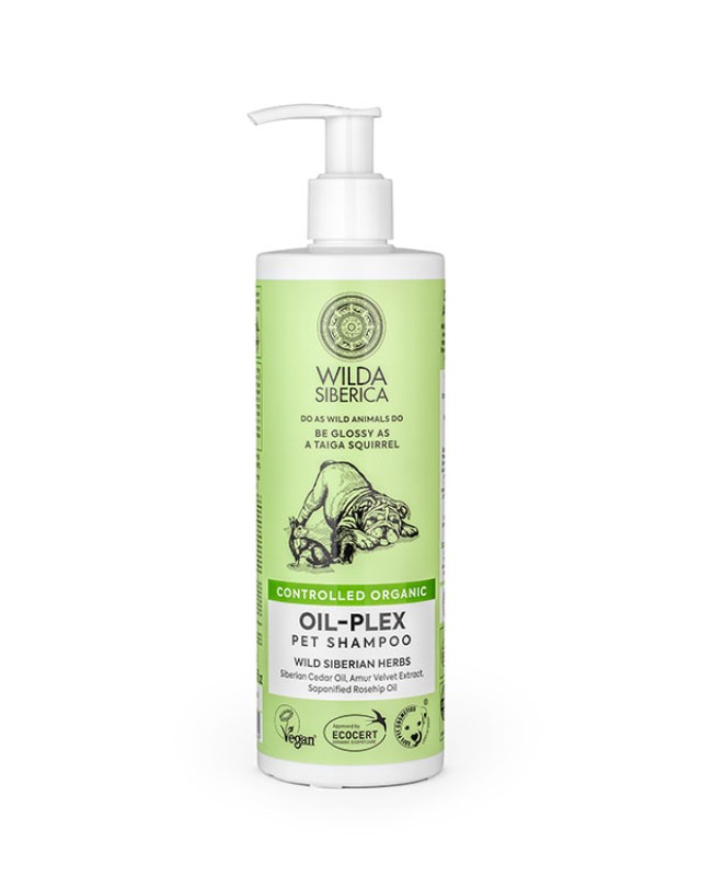 Wilda Siberica pet shampoo Οργανικό Σαμπουάν ζώων Oil-plex 400 ml