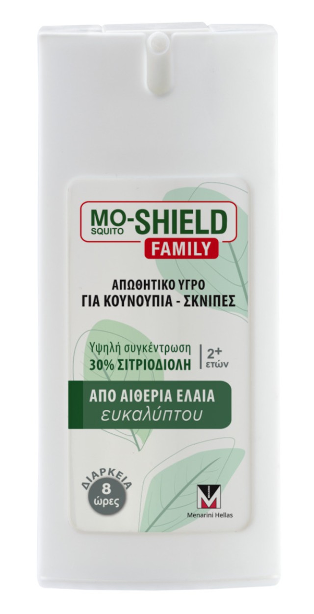 Mo-Shield Family Εντομοαπωθητικό Spray Απωθητικό Υγρό για Κουνούπια Σκνίπες Κατάλληλο για Παιδιά 75ml