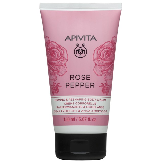 Apivita Rose Pepper Κρέμα Σύσφιξης και Αναδιαμόρφωσης, 150ml