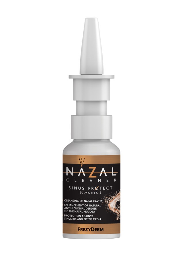 Frezyderm Nazal Cleaner Sinus Protect (0,9% Nacl) Υπέρτονο Αλατούχο Διάλυμα Για Παιδιά Από 3 Ετών+, 30ml