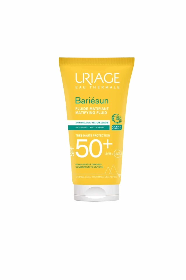 Uriage Bariésun Mat Fluid Αντιηλιακή Κρέμα Προσώπου για Ματ Αποτέλεσμα SPF50+, 50ml
