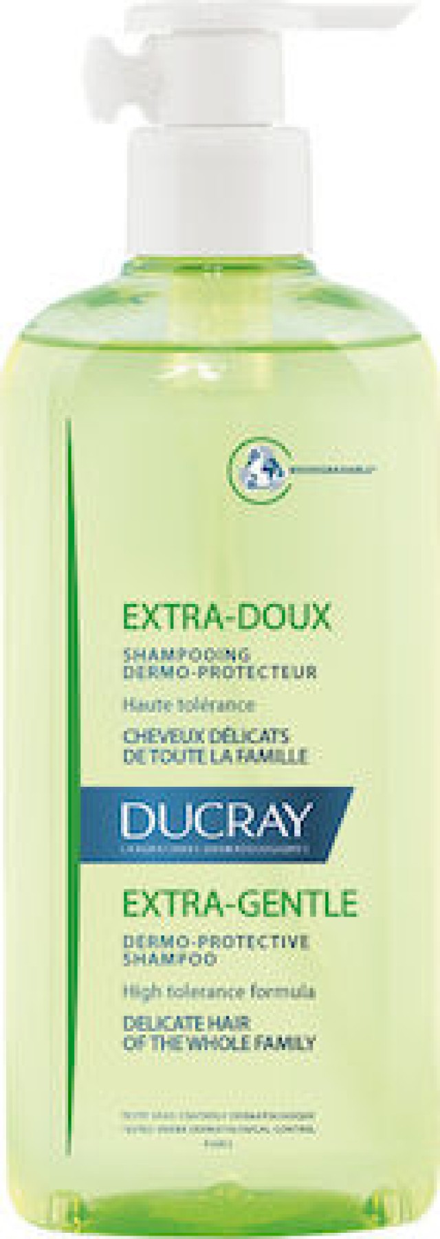 Ducray Extra Doux Δερμοπροστατευτικό Σαμπουάν Για Εύθραυστα Μαλλιά, 400 ml