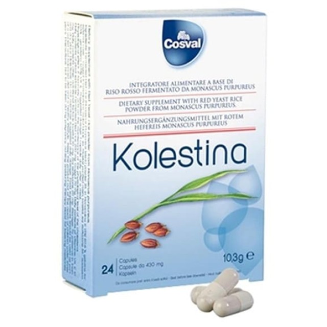 Cosval Kolestina 10 Complex Συμπλήρωμα Για Την Χοληστερίνη, 24 Κάψουλες