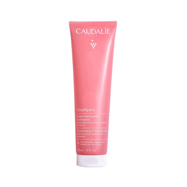 Caudalie VinoHydra Moisturizing Cleansing Gel Καθαριστικό Τζελ Προσώπου για Ευαίσθητες Επιδερμίδες, 150ml