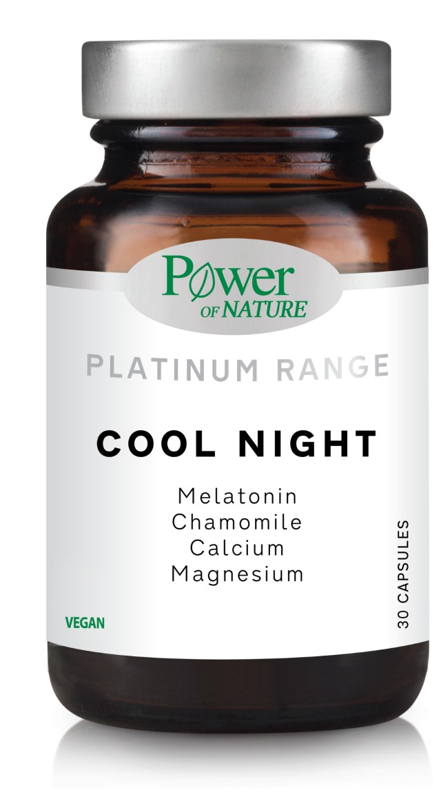 Power Health Classics Platinum Cool Night Συμπλήρωμα Διατροφής για την Αντιμετώπιση Της Αϋπνίας 30 Κάψουλες