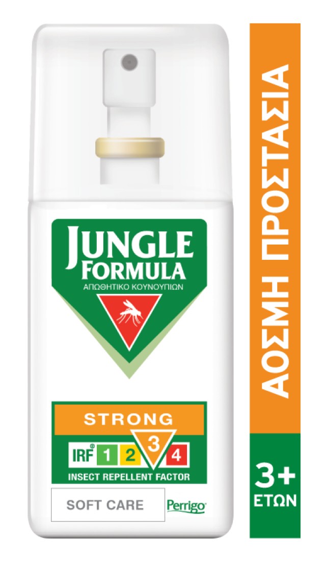 Jungle Formula Strong Soft Care Aντικουνουπικό Σπρέι, 75ml