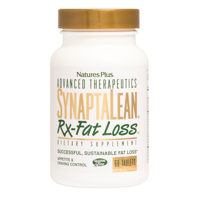 Natures Plus Advanced Therapeutics SynaptaLean Rx-Fat Loss, 60 Ταμπλέτες
