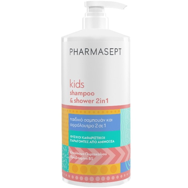 Pharmasept Kids Σαμπουάν και Αφρόλουτρο 2σε1, 1lt