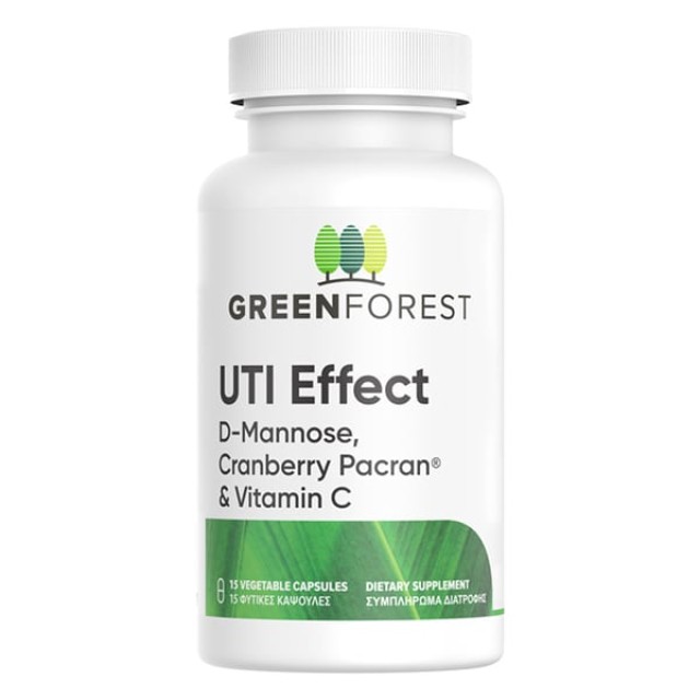 Green Forest UTI Effect Συμπλήρωμα Διατροφής για την Υγεία του Ουρο...