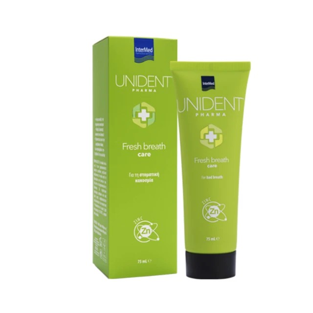 Intermed Unident Pharma Fresh Breath Care Για Στοματική Κακοσμία, 75ml