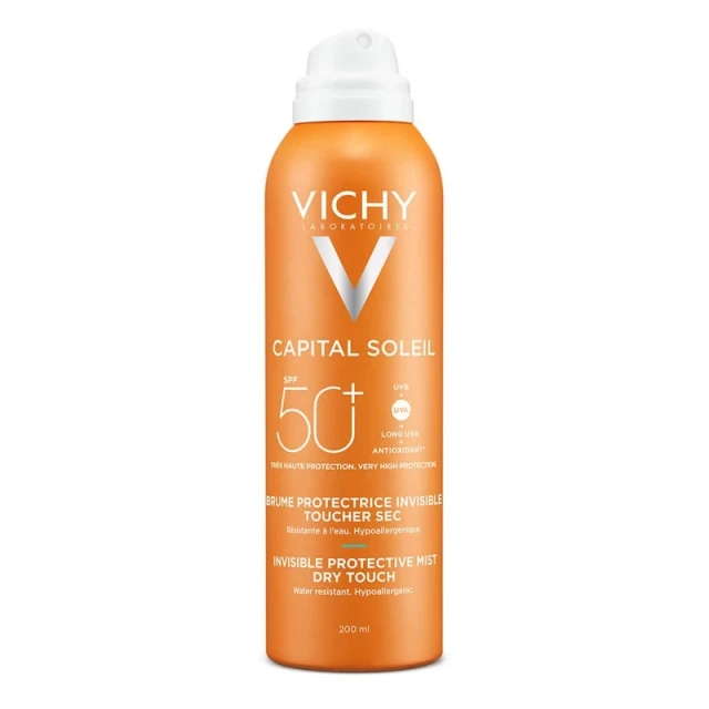 Vichy Capital Soleil Invisible Hydrating Mist Spf50+ Sunscreen Spray...