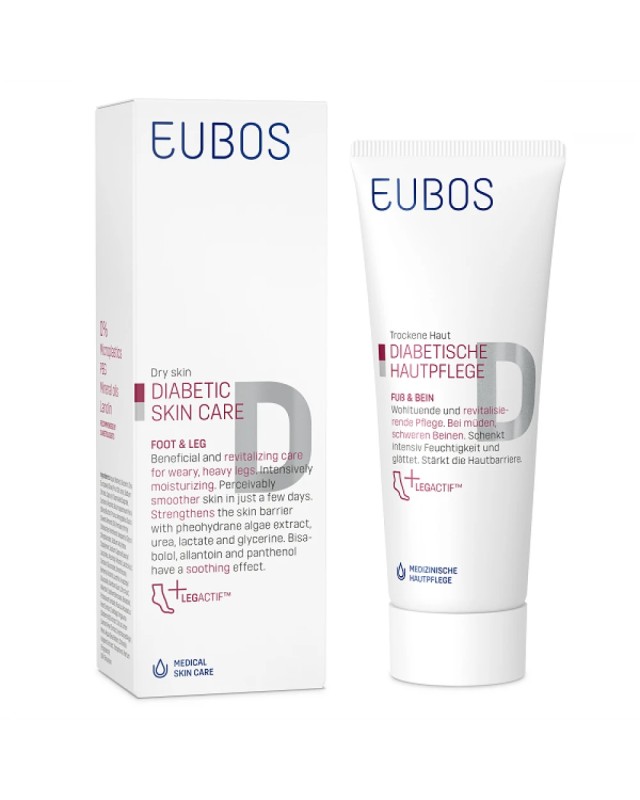 Eubos Diabetic Skin Foot & Leg Multi-Active Γαλάκτωμα Ποδιών για Δι...