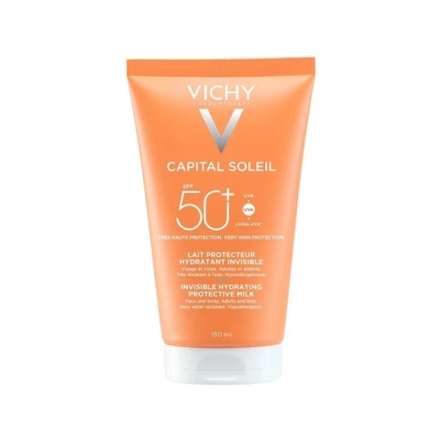 Vichy Capital Soleil  SPF50+ Αόρατο Ενυδατικό Αντηλιακό Γαλάκτωμα γ...