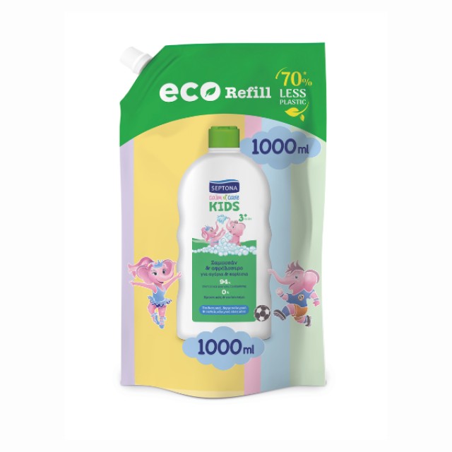 Septona Kids Calm & Care Παιδικό Σαμπουάν & Αφρόλουτρο Για Αγόρια &...