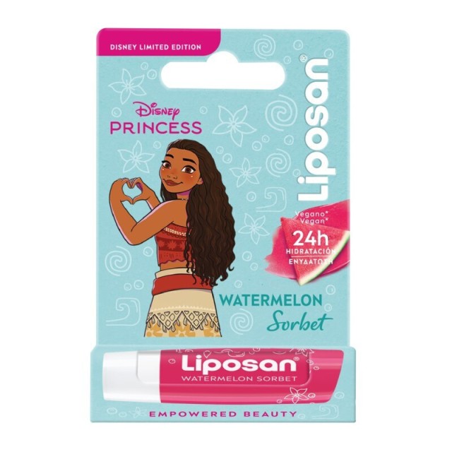 Liposan Disney Princess Watermelon Sorbet Παιδικό Lip Balm, 4.8gr