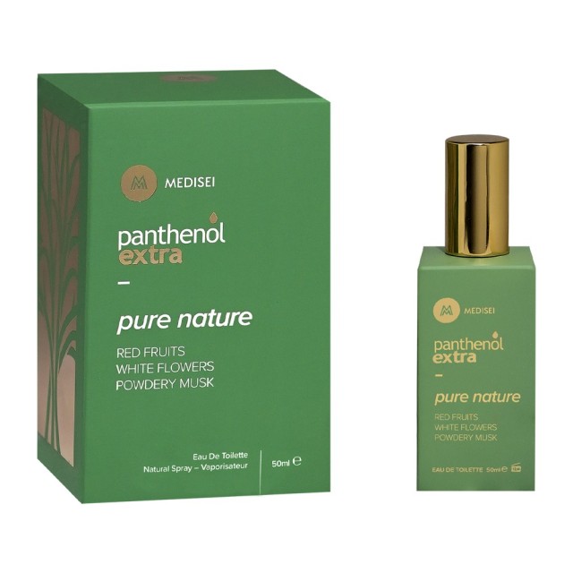 Panthenol Extra Pure Nature Eau De Toilette Γυναικείο Άρωμα με Νότες Λουλουδιών και Φρούτων, 50ml