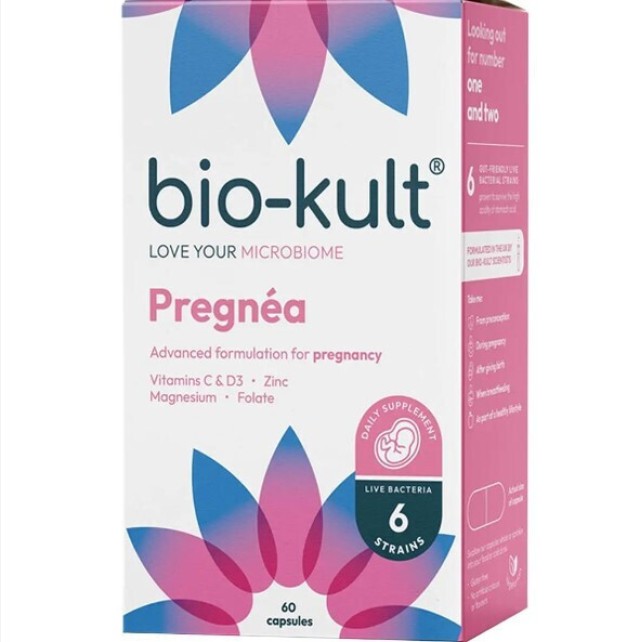 Protexin Bio-Kult Pregnéa Προβιοτικά Με Βιταμίνες, Μέταλλα & Ιχνοστοιχεία, 60 Κάψουλες