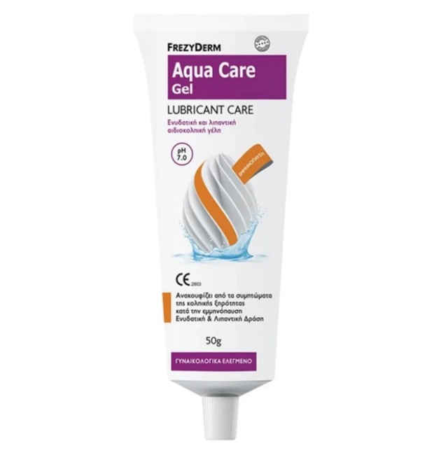 Frezyderm Aqua Care Gel Ενυδατική Λιπαντική Αιδιοκολπική Γέλη, 50ml