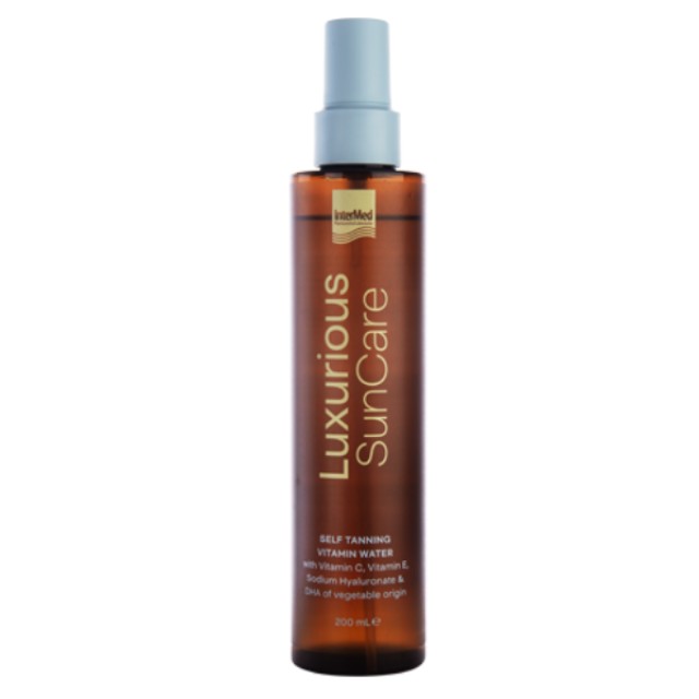 Intermed Luxurious Sun Care Self Tanning Vitamin Water Αυτομαυριστικό Διάφανο Σπρέι, 200ml