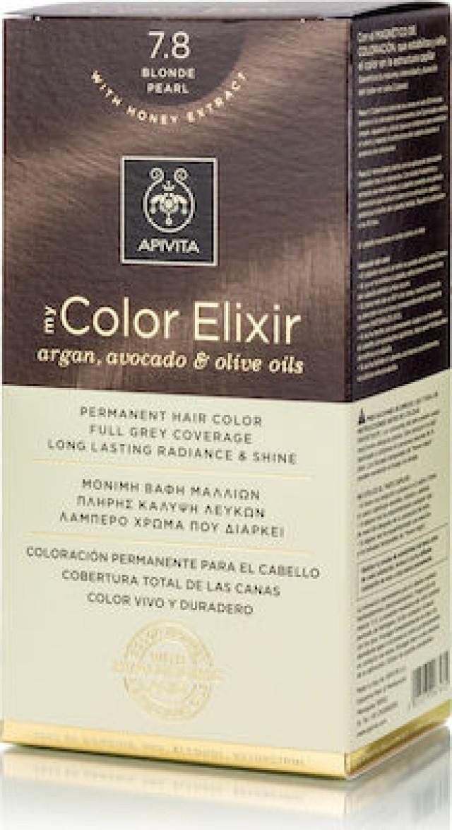 Apivita My Color Elixir Βαφή 7.8 Ξανθό Περλέ 125ml