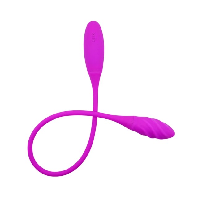 EasyToys Snaky vibe Purple Εύκαμπτος δονητής Ροζ, 1τμχ