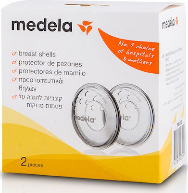 Medela Breast Shells Προστατευτικά Θηλών, 2 Τεμάχια