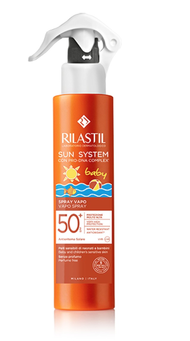 Rilastil Sun System Baby Vapo Spray Αντηλιακό Σπρέι Γαλάκτωμα για Παιδιά SPF50+, 200ml
