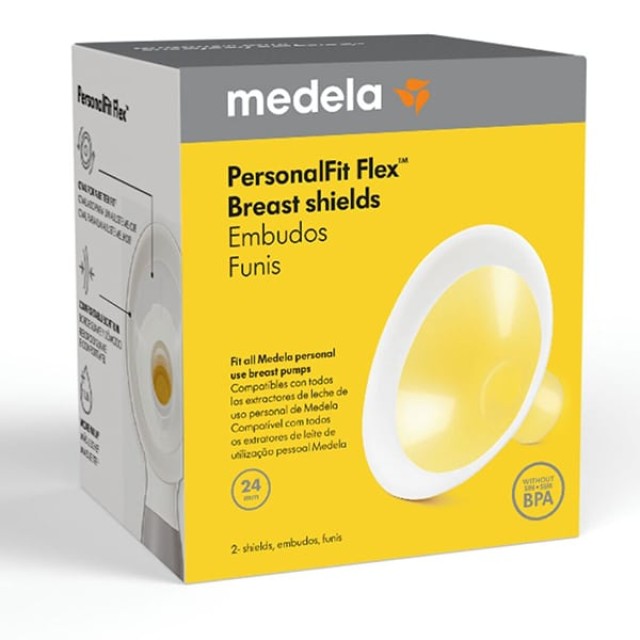 Medela PersonalFit Flex Χοάνη Θηλάστρου Large 27mm, 2 Τεμάχια