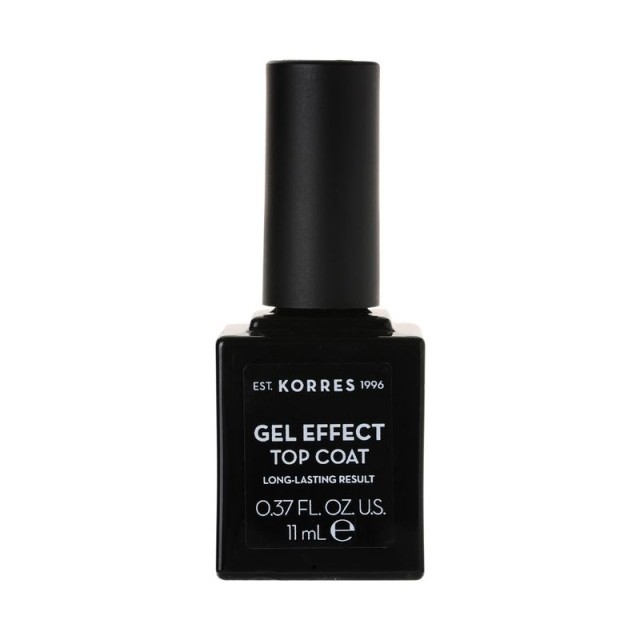 Korres Βερνίκι Νυχιών Gel Effect Nail Colour Top Coat, 11ml