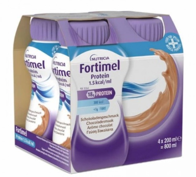 Nutricia Fortimel Extra Υπερπρωτεϊνικό Ρόφημα με γεύση Σοκολάτα, 4 ...