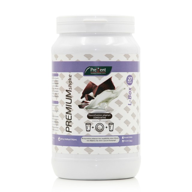 Prevent Premium Shake L - Box Γεύση Σοκολάτα, 581gr